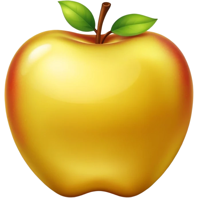 golden apple fruit emoji
