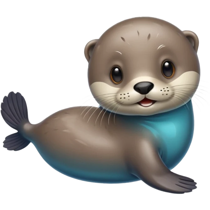 Mix Otter and seal emoji