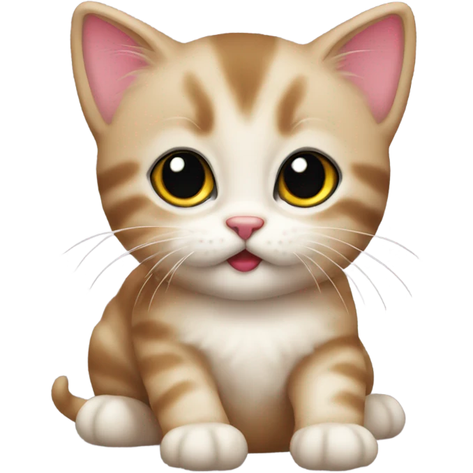 Christmas kitten  emoji