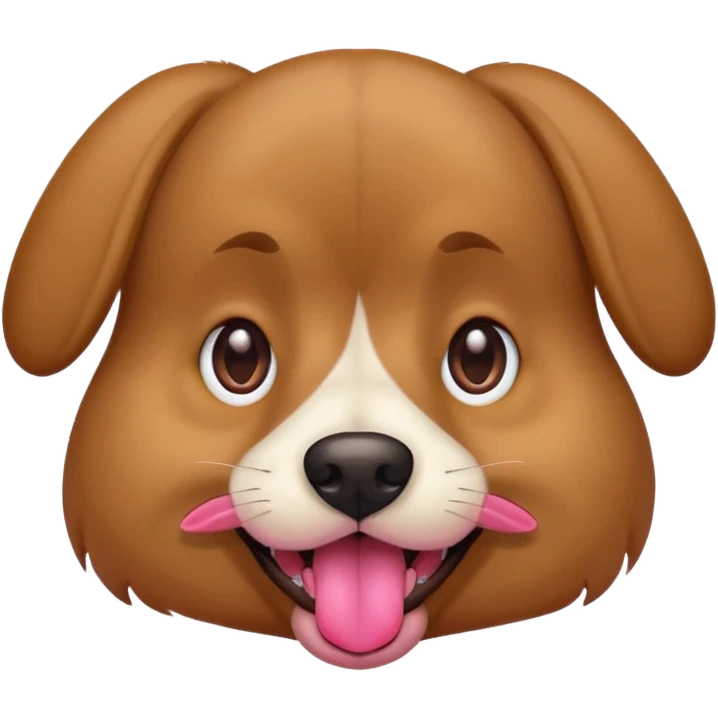 One eyed dog emoji