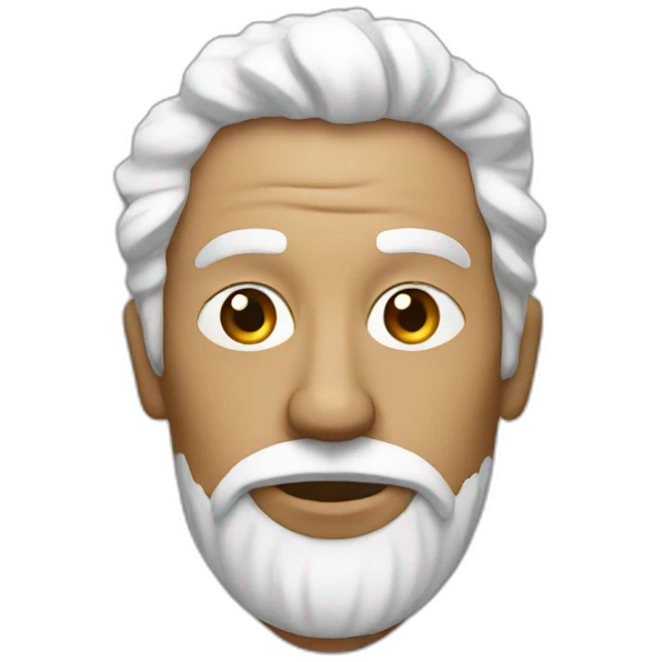 Poet white writing emoji