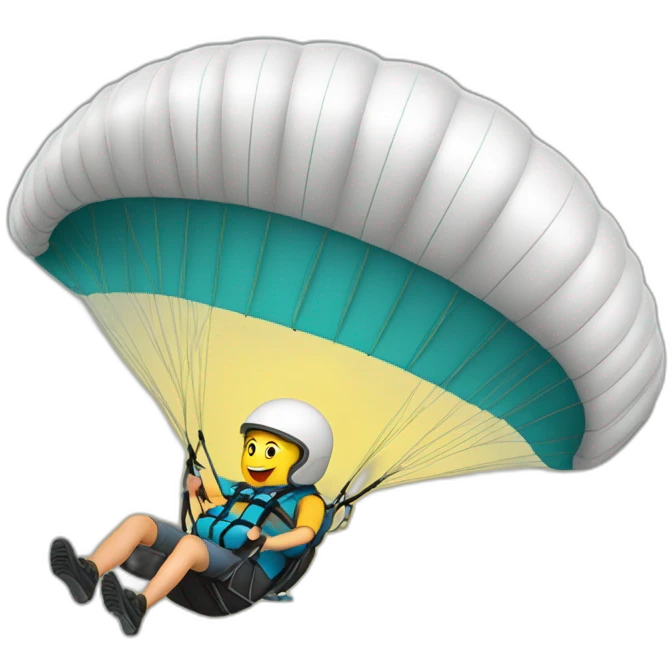 moniteur de parapente emoji