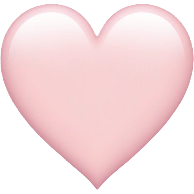 light pink heart emoji