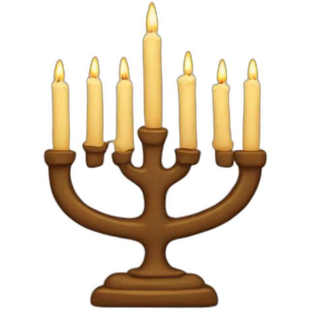 Hanukkiah emoji