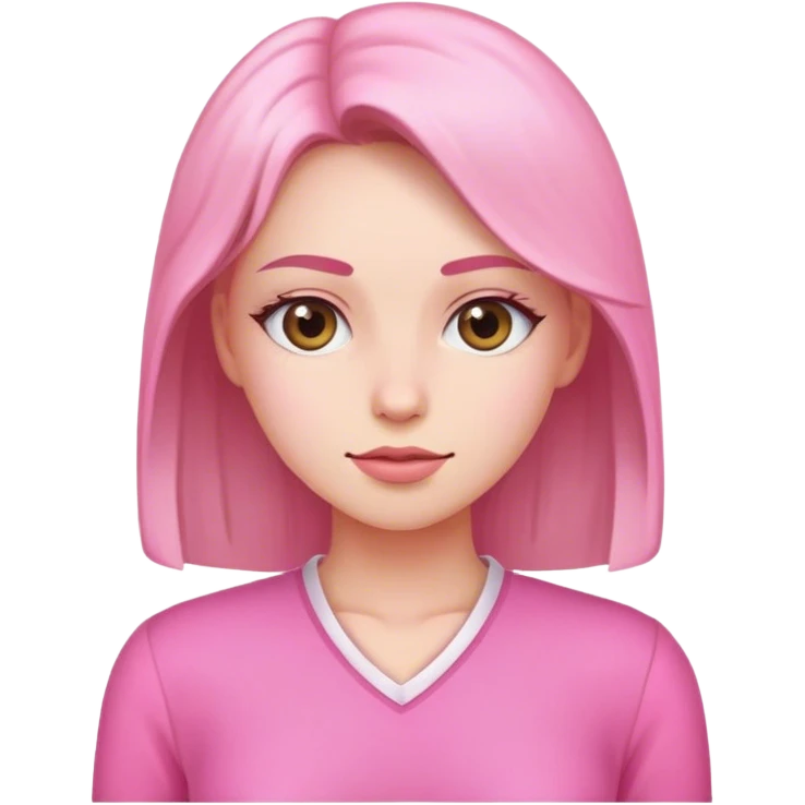 Pink lady  emoji