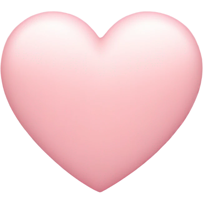 baby pink heart emoji