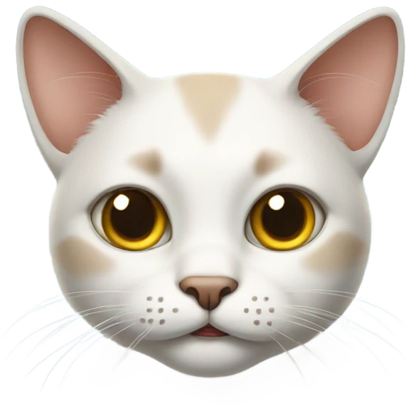 Crossed eyed cat emoji