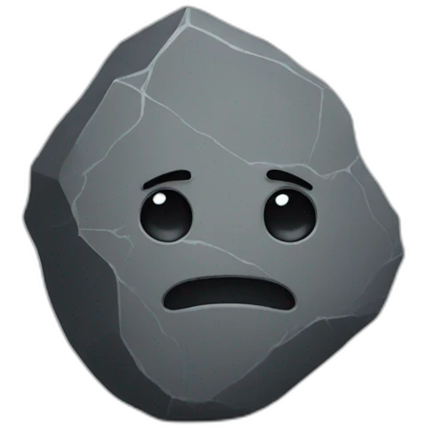 Rock emoji