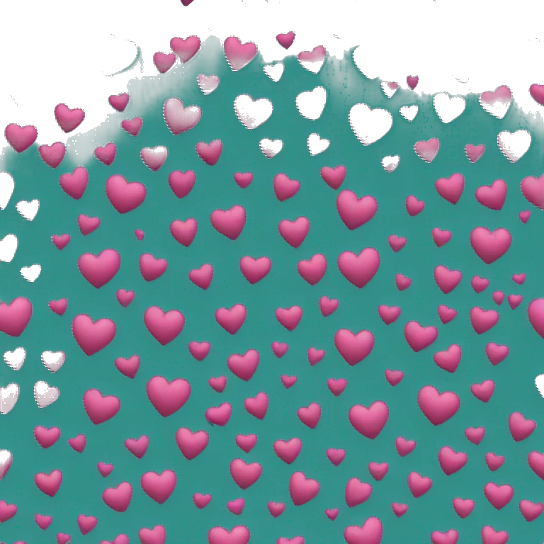 Heart petrol color emoji