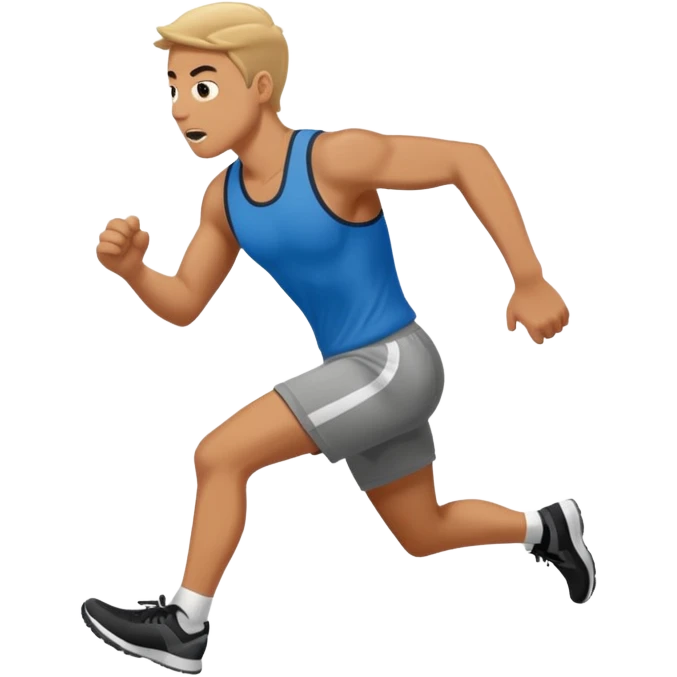 A person running because is robber emoji
