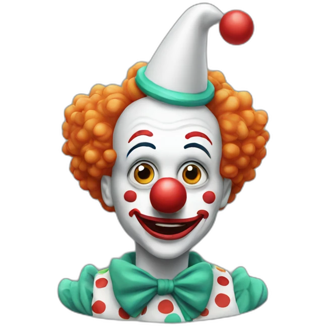 clown from outer space emoji