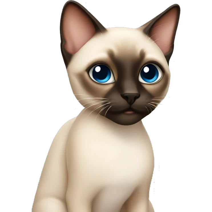 Siamese kitty emoji