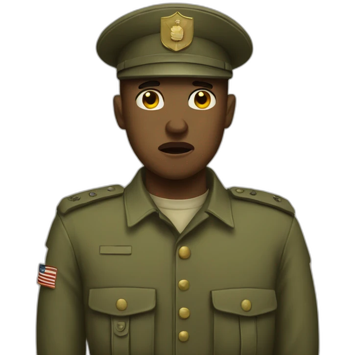 traumatized soldier emoji