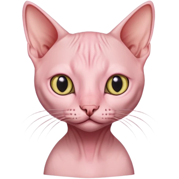 Лысый кот emoji