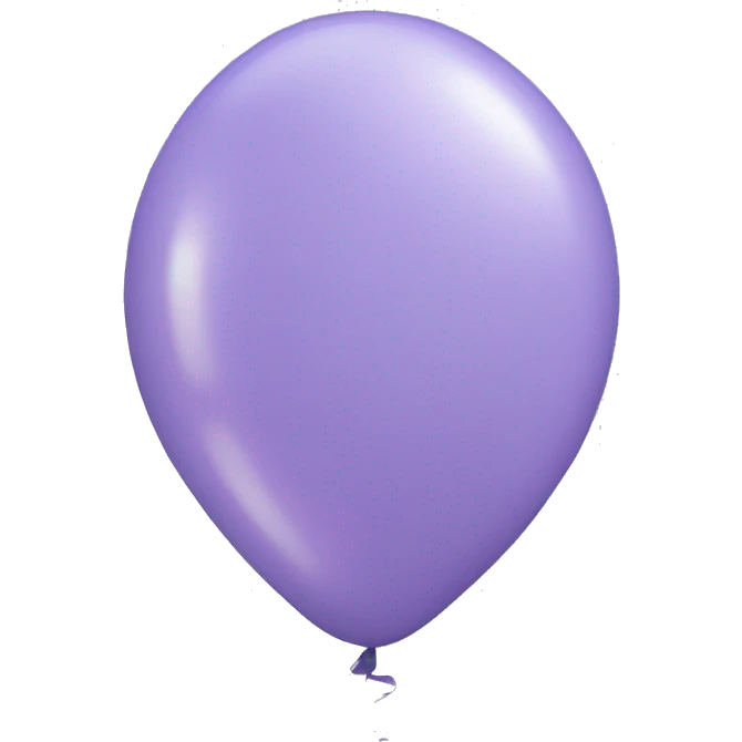 Pastel purple balloon emoji