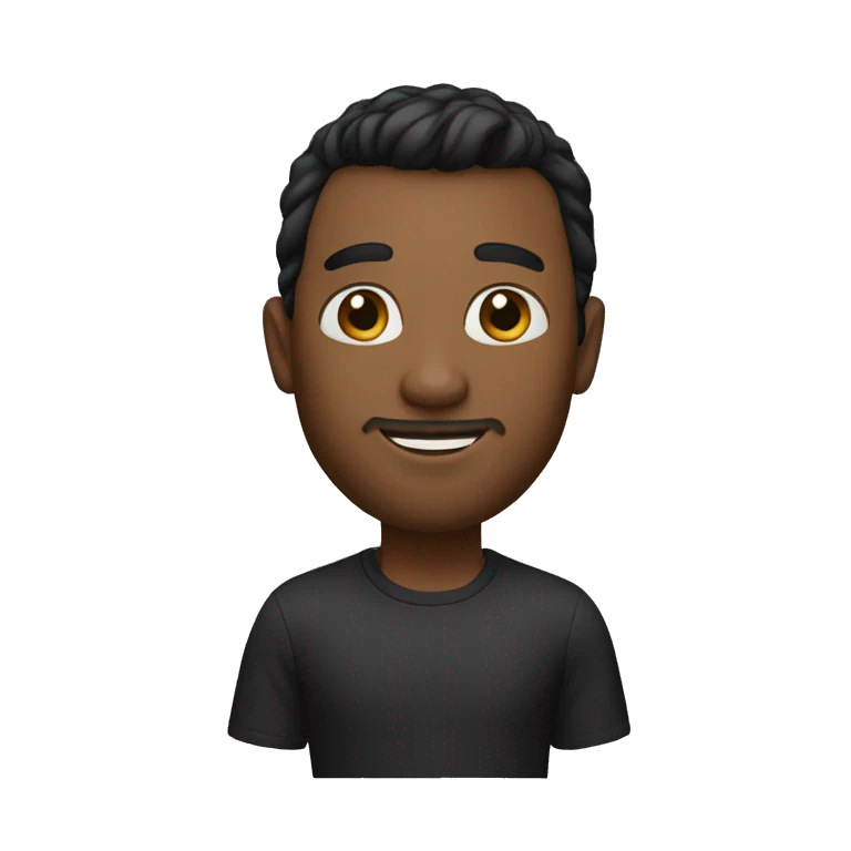 memoji hombre negro emoji