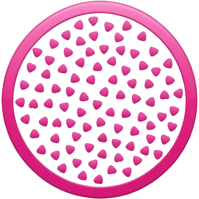 Pink confetti shower emoji