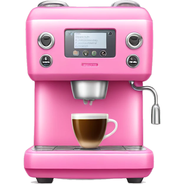 Pink coffee machine  emoji