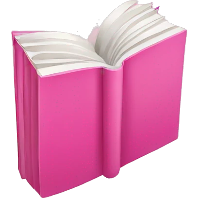 pink book emoji