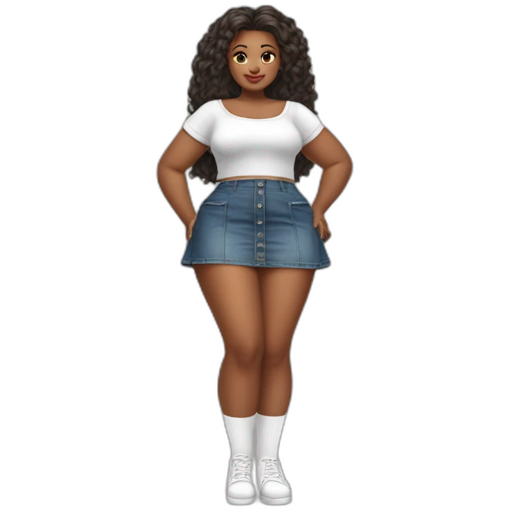 curvy-beauty-in-small-skirt-butt-white-socks прыгает с парашютом emoji