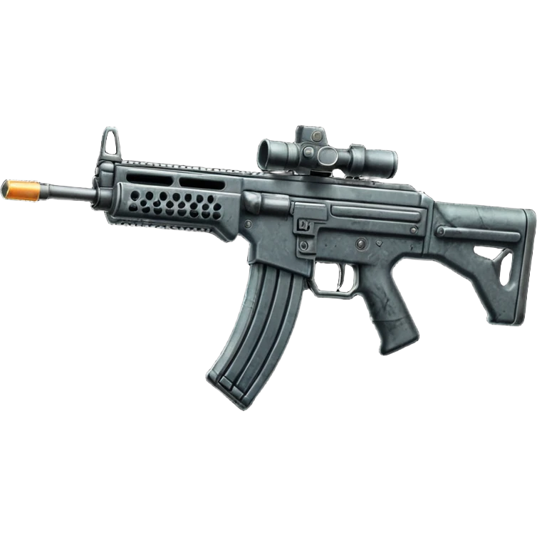 a draco assault rifle  emoji