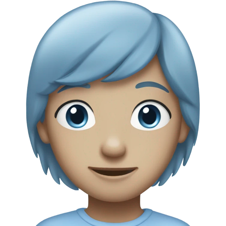 soft blue emoji