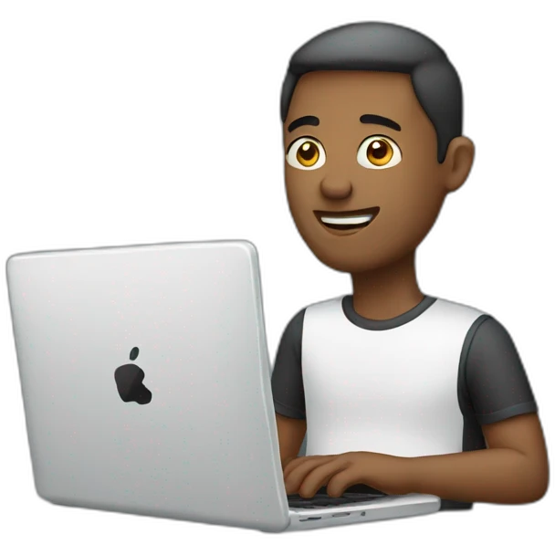 guy with laptop emoji