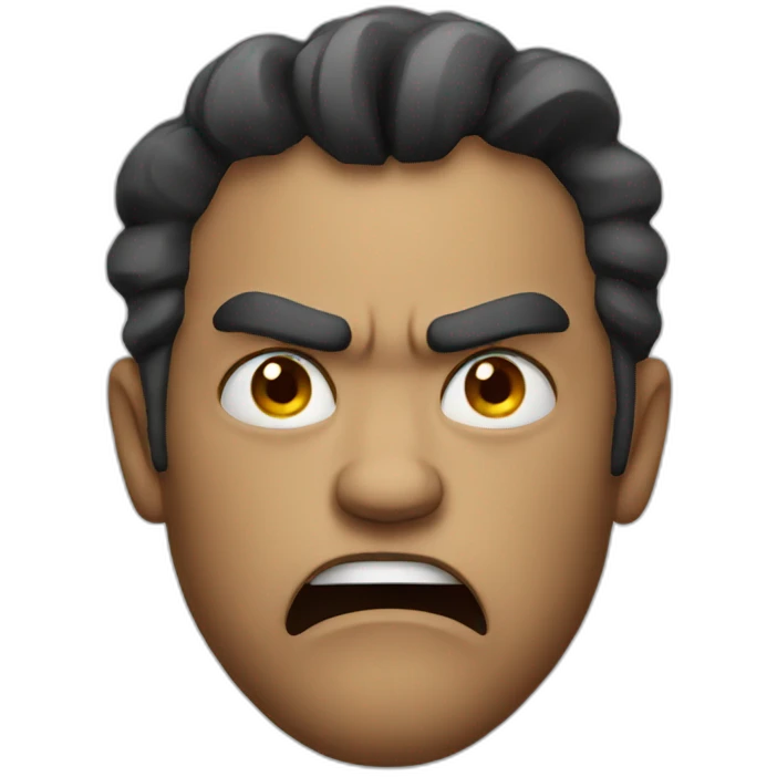 Angry emoji