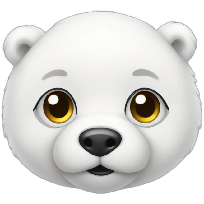 Cute little chubby Polar emoji