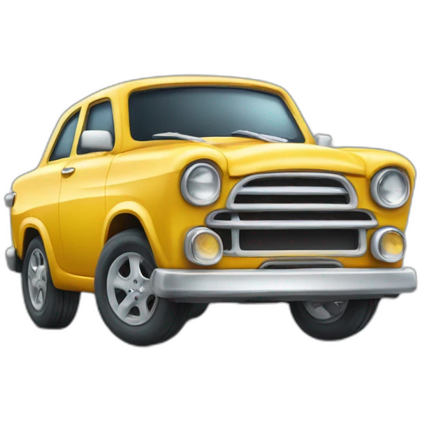carro rindo com os dentes abertos emoji