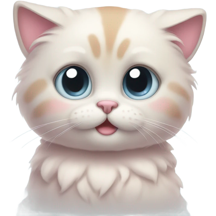 Kawaii cat emoji