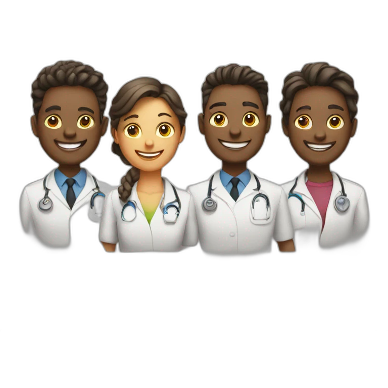 Happy team work emoji