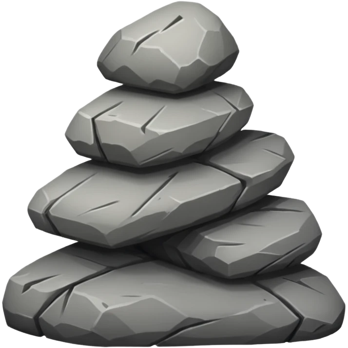 Stone emoji