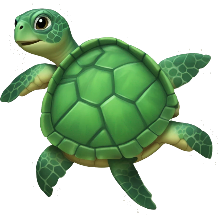 3 best friends: a baby sea turtle, a turtle, and an adult sea turtle  emoji