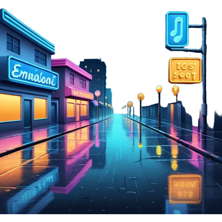 night street  emoji
