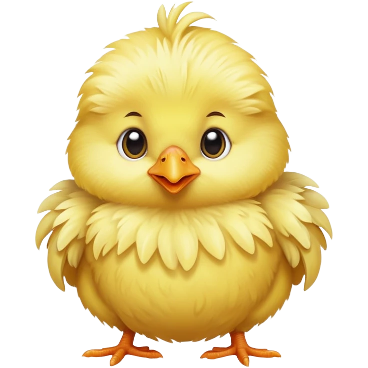 Baby yellow chicken emoji