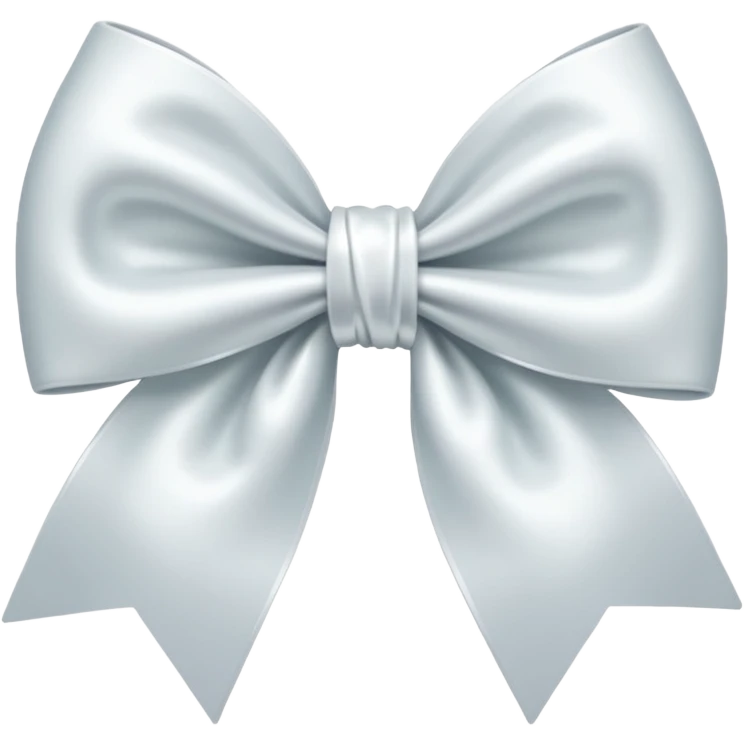Really White bow emoji