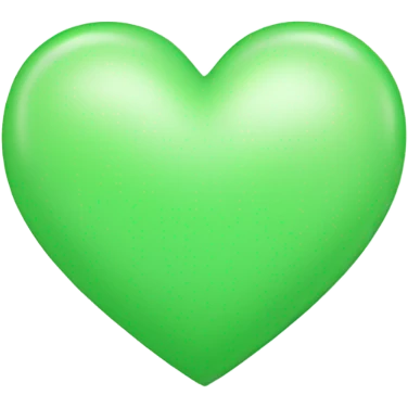 Light green heart emoji