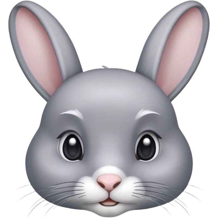 Rabbit gray emoji