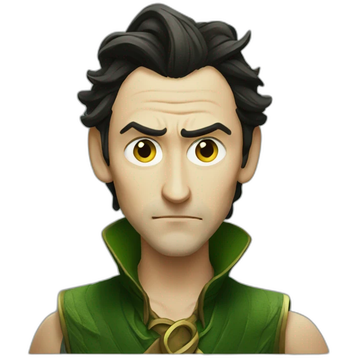 suspicious loki emoji