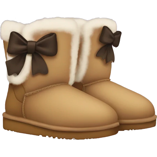 uggs with bows emoji