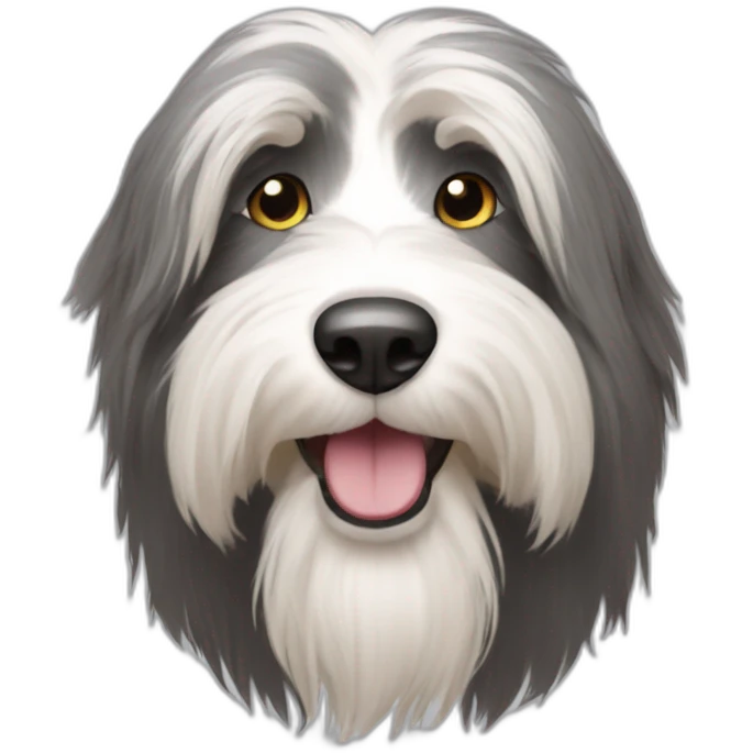 bearded collie emoji