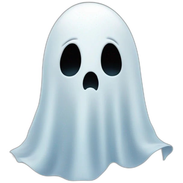 hip ghost emoji