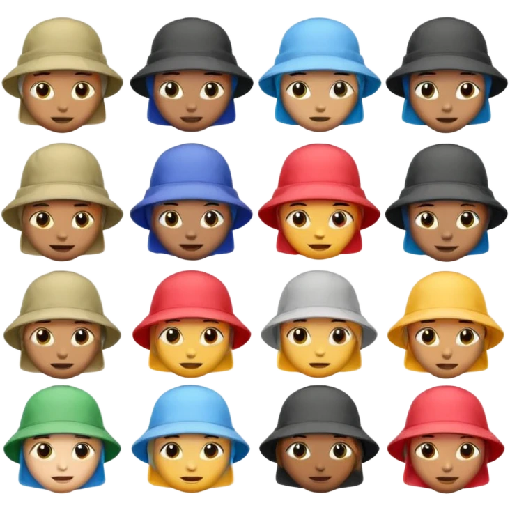 Emojis ovnis type discord avec un bob type jul avec différentes expressions emoji