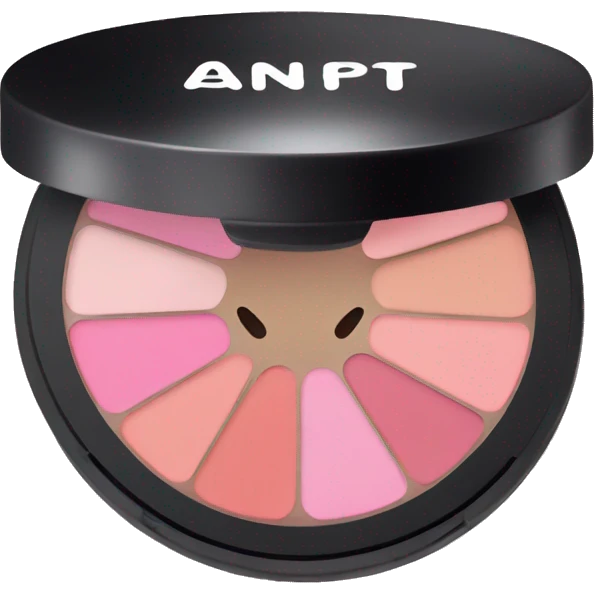 a cute pink make up pallete emoji