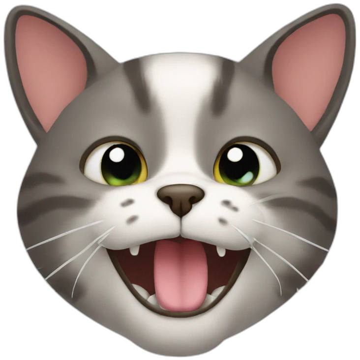Silly cat emoji