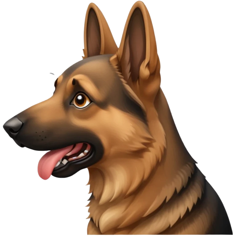 German shepherd bark emoji