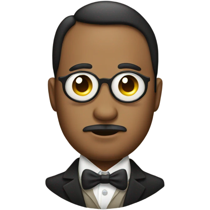 Pregnant guy with monocle emoji