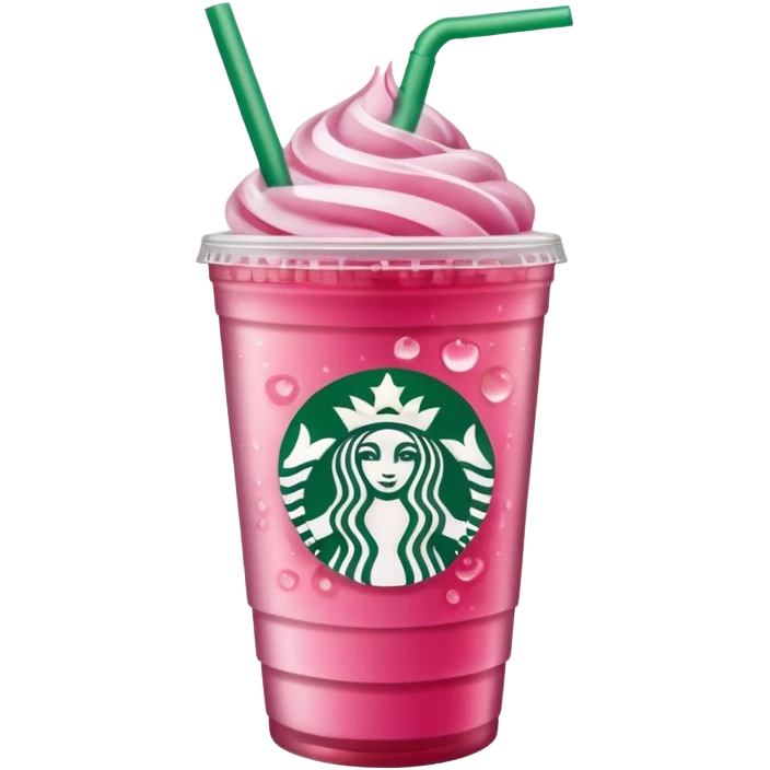 pink drink from star bucks that has the logo emoji