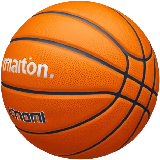 Un emoji de un balón de básquet transparente  emoji